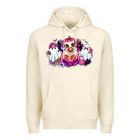 Sandshell Halloween ghost Heifer Premium Hoodie - RanaPortraitStore
