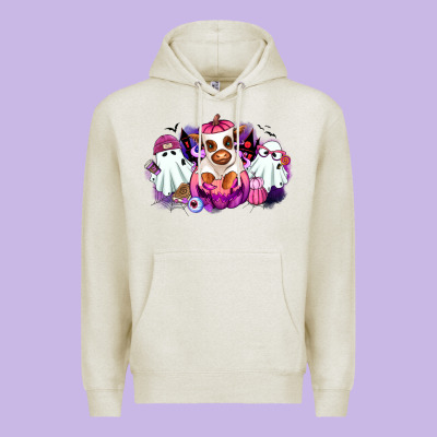 Premium Hoodie Halloween ghost Heifer