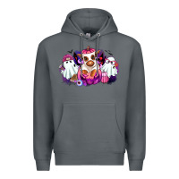Rock Halloween ghost Heifer Premium Hoodie - RanaPortraitStore