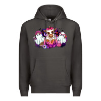 Smoke Halloween ghost Heifer Premium Hoodie - RanaPortraitStore