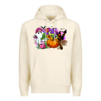 Tofu Halloween ghost and jack o lantern Premium Hoodie - RanaPortraitStore