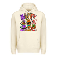 Sandshell Happy Hallothanksmas coffee cups Premium Hoodie - RanaPortraitStore