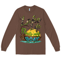 Chestnut lake life floats my boat Long Sleeve Tee - BarkalooDesign