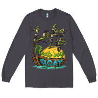 Smoke lake life floats my boat Long Sleeve Tee - BarkalooDesign
