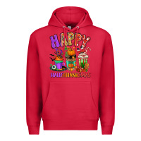 Cardinal Happy Hallothanksmas coffee cups Premium Hoodie - RanaPortraitStore