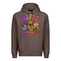 Coffee Happy Hallothanksmas coffee cups Premium Hoodie - RanaPortraitStore