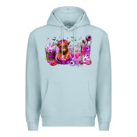 Blue Mist Halloween Heifer coffee cups Premium Hoodie - RanaPortraitStore