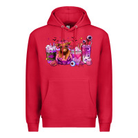 Cardinal Halloween Heifer coffee cups Premium Hoodie - RanaPortraitStore