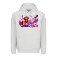Dove Grey Halloween Heifer coffee cups Premium Hoodie - RanaPortraitStore