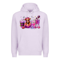 Lilac Halloween Heifer coffee cups Premium Hoodie - RanaPortraitStore