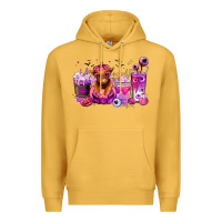 Mustard Halloween Heifer coffee cups Premium Hoodie - RanaPortraitStore