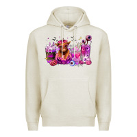 Oatmeal Heather Halloween Heifer coffee cups Premium Hoodie - RanaPortraitStore