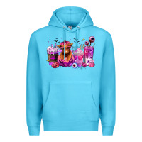 Ocean Blue Halloween Heifer coffee cups Premium Hoodie - RanaPortraitStore