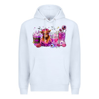 White Halloween Heifer coffee cups Premium Hoodie - RanaPortraitStore