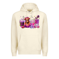 Sandshell Halloween Heifer coffee cups Premium Hoodie - RanaPortraitStore