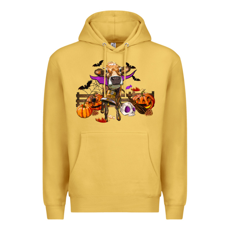 Heifer Cow Halloween Premium Hoodie by RanaPortraitStore | Teevron