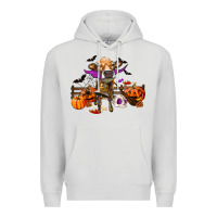 Dove Grey Heifer Cow Halloween Premium Hoodie - RanaPortraitStore