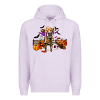 Lilac Heifer Cow Halloween Premium Hoodie - RanaPortraitStore