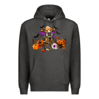 Charcoal Heather Heifer Cow Halloween Premium Hoodie - RanaPortraitStore