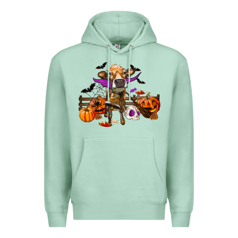 Heifer Cow Halloween Premium Hoodie by RanaPortraitStore | Teevron