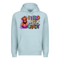 I Herd There Would Be Candy Heifer Premium Hoodie | Teevron