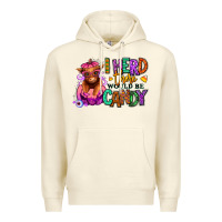 Sandshell I herd there would be candy Heifer Premium Hoodie - RanaPortraitStore