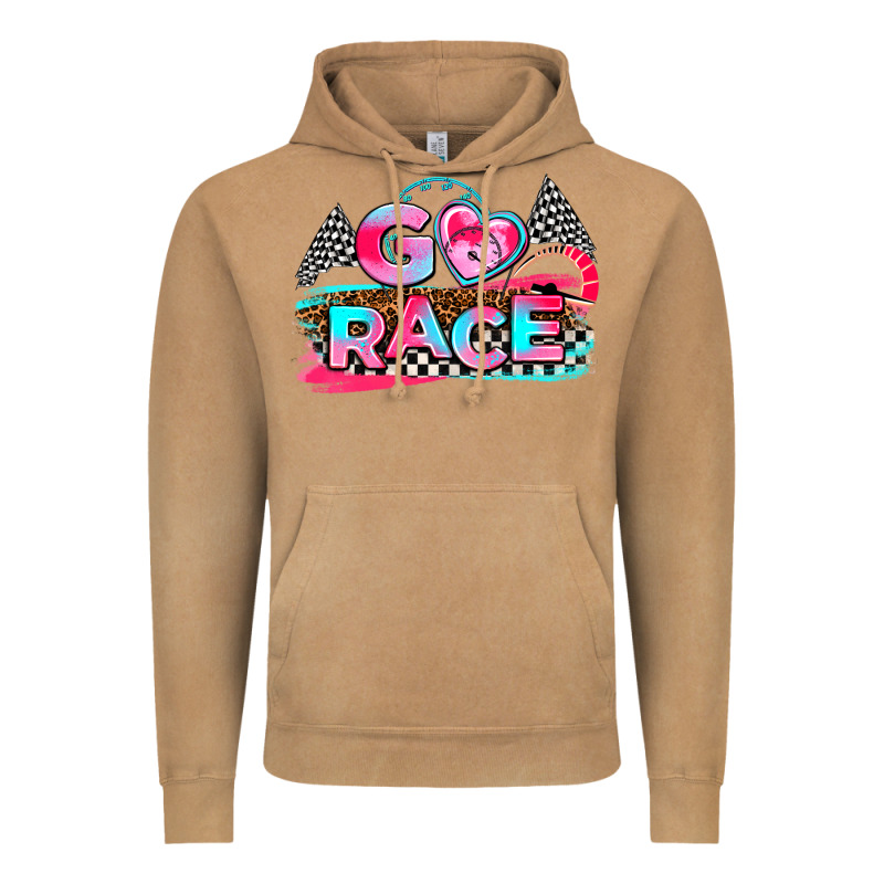 Go Race Vintage Hoodie by AdoDesignShop | Teevron