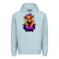 Blue Mist Halloween Heifer Premium Hoodie - RanaPortraitStore