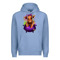 Colony Blue Halloween Heifer Premium Hoodie - RanaPortraitStore