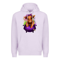 Lilac Halloween Heifer Premium Hoodie - RanaPortraitStore