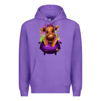 Purple Halloween Heifer Premium Hoodie - RanaPortraitStore