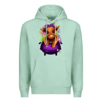 Seafoam Halloween Heifer Premium Hoodie - RanaPortraitStore