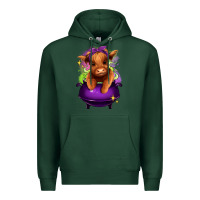 Sports Green Halloween Heifer Premium Hoodie - RanaPortraitStore