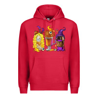 Cardinal Halloween hocus pocus coffee cups Premium Hoodie - RanaPortraitStore