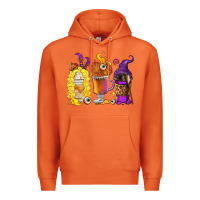 Carrot Halloween hocus pocus coffee cups Premium Hoodie - RanaPortraitStore
