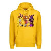 Lemon Halloween hocus pocus coffee cups Premium Hoodie - RanaPortraitStore