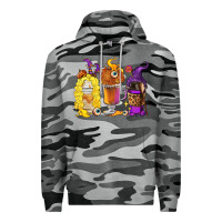Slate Camo Halloween hocus pocus coffee cups Premium Hoodie - RanaPortraitStore