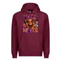 Burgundy Hocus pocus Heifer Premium Hoodie - RanaPortraitStore