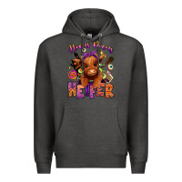 Charcoal Heather Hocus pocus Heifer Premium Hoodie - RanaPortraitStore