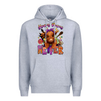 Heather Grey Hocus pocus Heifer Premium Hoodie - RanaPortraitStore