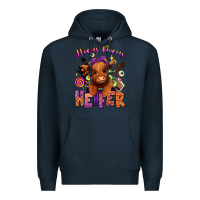 Navy Hocus pocus Heifer Premium Hoodie - RanaPortraitStore