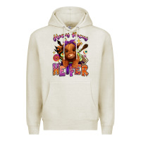 Oatmeal Heather Hocus pocus Heifer Premium Hoodie - RanaPortraitStore