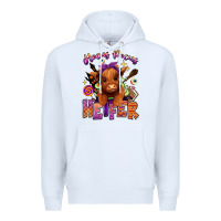 White Hocus pocus Heifer Premium Hoodie - RanaPortraitStore
