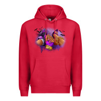 Cardinal Halloween sneaker and heel afro woman Premium Hoodie - RanaPortraitStore