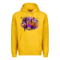 Lemon Halloween sneaker and heel afro woman Premium Hoodie - RanaPortraitStore