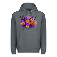 Rock Halloween sneaker and heel afro woman Premium Hoodie - RanaPortraitStore