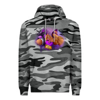 Slate Camo Halloween sneaker and heel afro woman Premium Hoodie - RanaPortraitStore