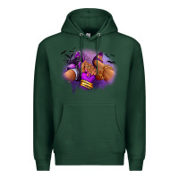 Sports Green Halloween sneaker and heel afro woman Premium Hoodie - RanaPortraitStore