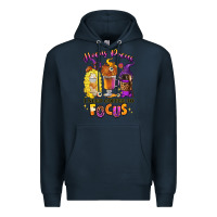 Navy Hocus pocus i need coffee to focus Premium Hoodie - RanaPortraitStore