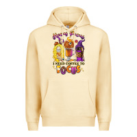 Pina Colada Hocus pocus i need coffee to focus Premium Hoodie - RanaPortraitStore